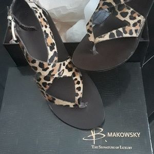 COPY - Leopard print B. Makowsky sandals